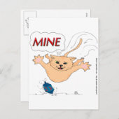 Cartes Pour Fêtes Annuelles s11 Cat pouncing on Hanukkah Dradle (Devant / Derrière)