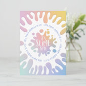 Cartes Pour Fêtes Annuelles Sa fête d'anniversaire à l'arc-en-ciel (Debout devant)