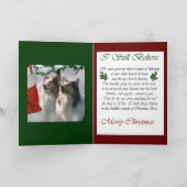 Cartes Pour Fêtes Annuelles Sable Rough Collie Cadeaux de Noël (Intérieur)