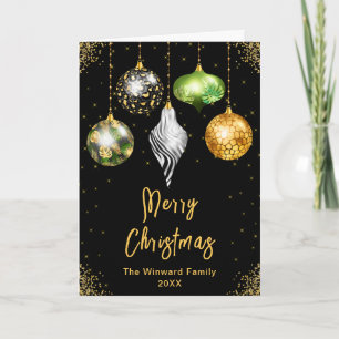 Cartes Pour Fêtes Annuelles Safari Ornements Imprimés Joyeux Noël
