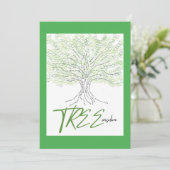 Cartes Pour Fêtes Annuelles Sagesse de l'arbre (Debout devant)