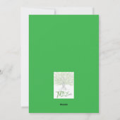 Cartes Pour Fêtes Annuelles Sagesse de l'arbre (Dos)