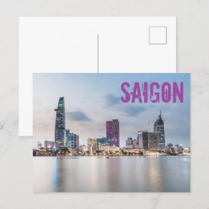 Cartes Pour Fêtes Annuelles Saigon (Ho Chi Minh Ville) HCMC Viêt Nam souvenir