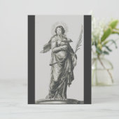 Cartes Pour Fêtes Annuelles Saint-Agathe de Sicile (Debout devant)