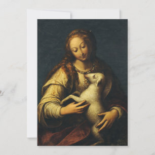Cartes Pour Fêtes Annuelles Saint Agnes par Orsola Maddalena Caccia