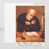 Cartes Pour Fêtes Annuelles Saint Alphonse Liguori (Devant / Derrière)