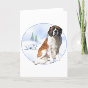 Cartes Pour Fêtes Annuelles Saint Bernard Noel