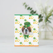 Cartes Pour Fêtes Annuelles Saint Bernard Shamrock Saint-Patricks (Debout devant)