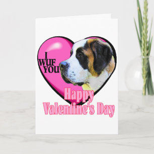 Cartes Pour Fêtes Annuelles Saint  Bernard Valentine's Day Gifts