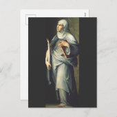 Cartes Pour Fêtes Annuelles Saint Bridget de Suède (Devant / Derrière)