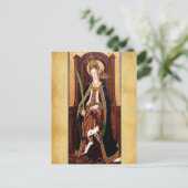 Cartes Pour Fêtes Annuelles SAINT ENGRATIA Père Noël Engracia De Saragosse (Debout devant)