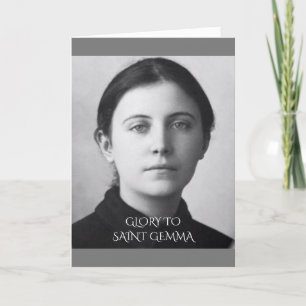 Cartes Pour Fêtes Annuelles Saint Gemma Galgani