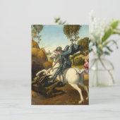 Cartes Pour Fêtes Annuelles Saint George et le Dragon, 1506 par Raphael (Debout devant)