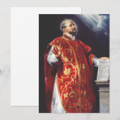 Cartes Pour Fêtes Annuelles Saint Ignace de Loyola (Devant / Derrière)