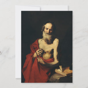 Cartes Pour Fêtes Annuelles Saint Jérôme par Jusepe de Ribera