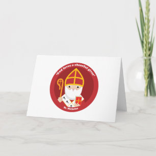 Cartes Pour Fêtes Annuelles Saint Nicolas