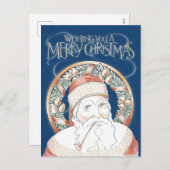 Cartes Pour Fêtes Annuelles Saint Nicolas (Devant / Derrière)