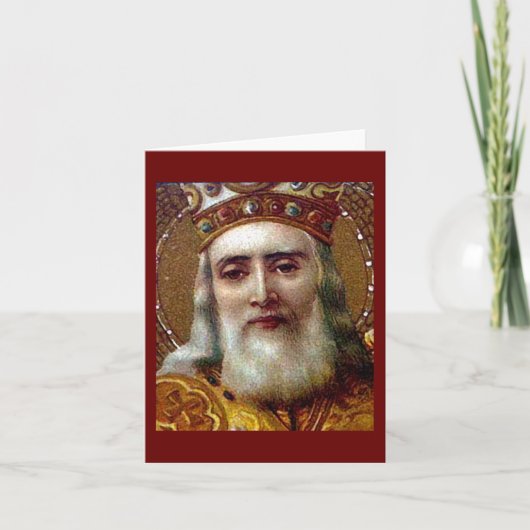 Cartes Pour Fêtes Annuelles Saint Nicolas de Noël (Devant)