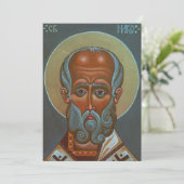 Cartes Pour Fêtes Annuelles Saint Nicolas le Faiseur de miracles (Debout devant)