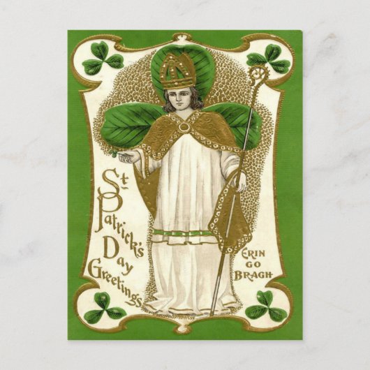 Cartes Pour Fêtes Annuelles Saint Patrick de Victoria (Devant)
