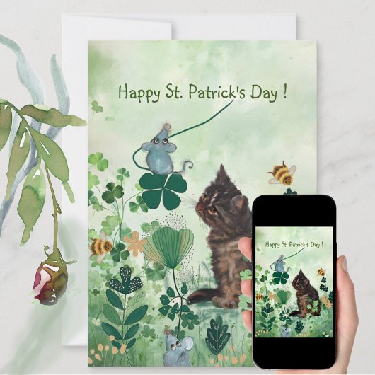 Cartes Pour Fêtes Annuelles Saint-Patrick fantaisiste