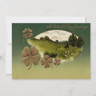 Cartes Pour Fêtes Annuelles Saint-Patrick vintage