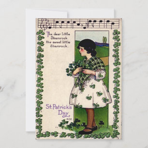 Cartes Pour Fêtes Annuelles Saint-Patrick vintage