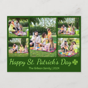 Cartes Pour Fêtes Annuelles Saint-patrick's day Photo de famille Shamrock Coll
