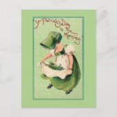 Cartes Pour Fêtes Annuelles Saint Patrick's Day vintage (Devant)