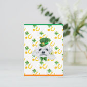 Cartes Pour Fêtes Annuelles Saint-Patricks, Shamrock maltais (Debout devant)