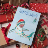 Cartes Pour Fêtes Annuelles Saint Requin Grand Blanc Noël Requin