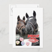 Cartes Pour Fêtes Annuelles Saint Valentin (Devant / Derrière)