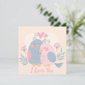 Cartes Pour Fêtes Annuelles Saint Valentin (Debout devant)