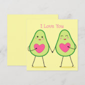 Cartes Pour Fêtes Annuelles Saint Valentin (Devant / Derrière)