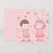 Cartes Pour Fêtes Annuelles Saint Valentin (Devant / Derrière)