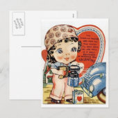 Cartes Pour Fêtes Annuelles Saint Valentin (Devant / Derrière)