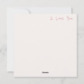 Cartes Pour Fêtes Annuelles Saint Valentin (Dos)