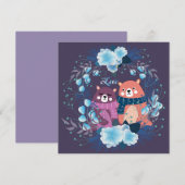 Cartes Pour Fêtes Annuelles Saint Valentin (Devant / Derrière)