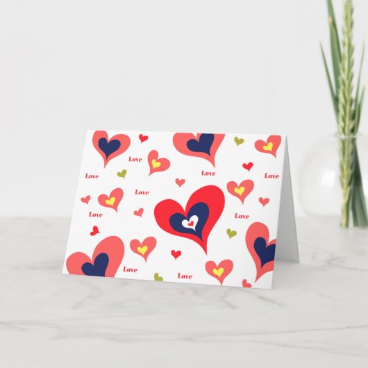 Cartes Pour Fêtes Annuelles Saint Valentin (Devant)