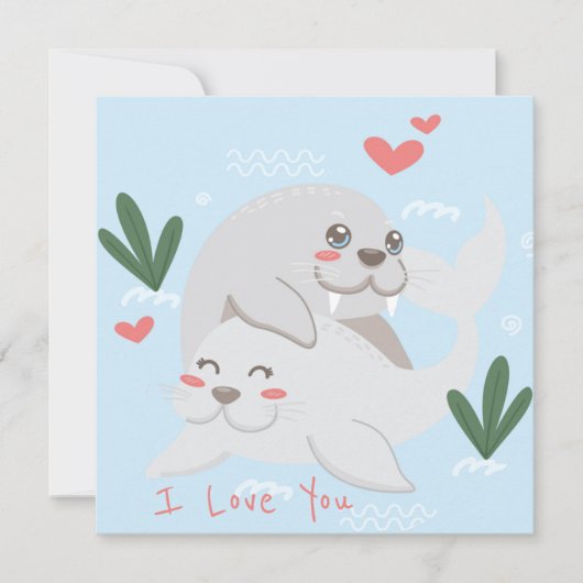 Cartes Pour Fêtes Annuelles Saint Valentin (Devant)