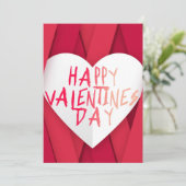 Cartes Pour Fêtes Annuelles Saint-Valentin (Debout devant)