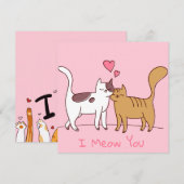 Cartes Pour Fêtes Annuelles Saint Valentin (Devant / Derrière)