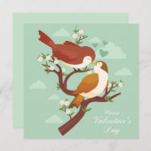 Cartes Pour Fêtes Annuelles Saint Valentin (Devant / Derrière)