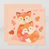 Cartes Pour Fêtes Annuelles Saint Valentin (Devant / Derrière)