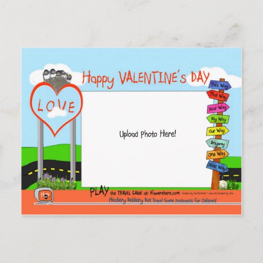 Cartes Pour Fêtes Annuelles Saint Valentin à Heckery Dekery Dot ~ (Devant)