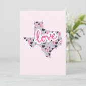 Cartes Pour Fêtes Annuelles Saint-Valentin - Amour au Texas (Debout devant)
