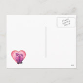 Cartes Pour Fêtes Annuelles Saint Valentin au cochon (Dos)