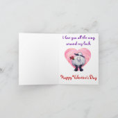 Cartes Pour Fêtes Annuelles Saint Valentin au mouton (Intérieur)
