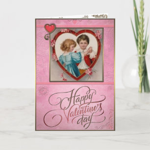 Cartes Pour Fêtes Annuelles Saint Valentin - Boy and girl dance.