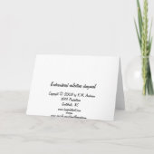 Cartes Pour Fêtes Annuelles Saint-Valentin brodé (Dos)